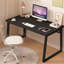 XUEGW - Bureau d'écriture simple et moderne de 55 pouces convenant à un bureau et à un coin de chambre, noir-132914148-132914144