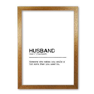 Husband Smile - Print