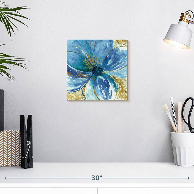 Nigella Blue, 10" H x 10" W