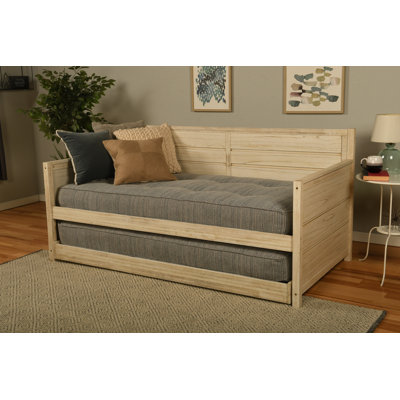 Braunste Twin MDF Wood Daybed with Trundle(Mattresses Included)