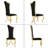 Hudhaifah 19.3'' H Velvet Upholstered Metal Side Chair