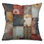 Intricate Patchwork Pattern Double Sided Throw Pillows
