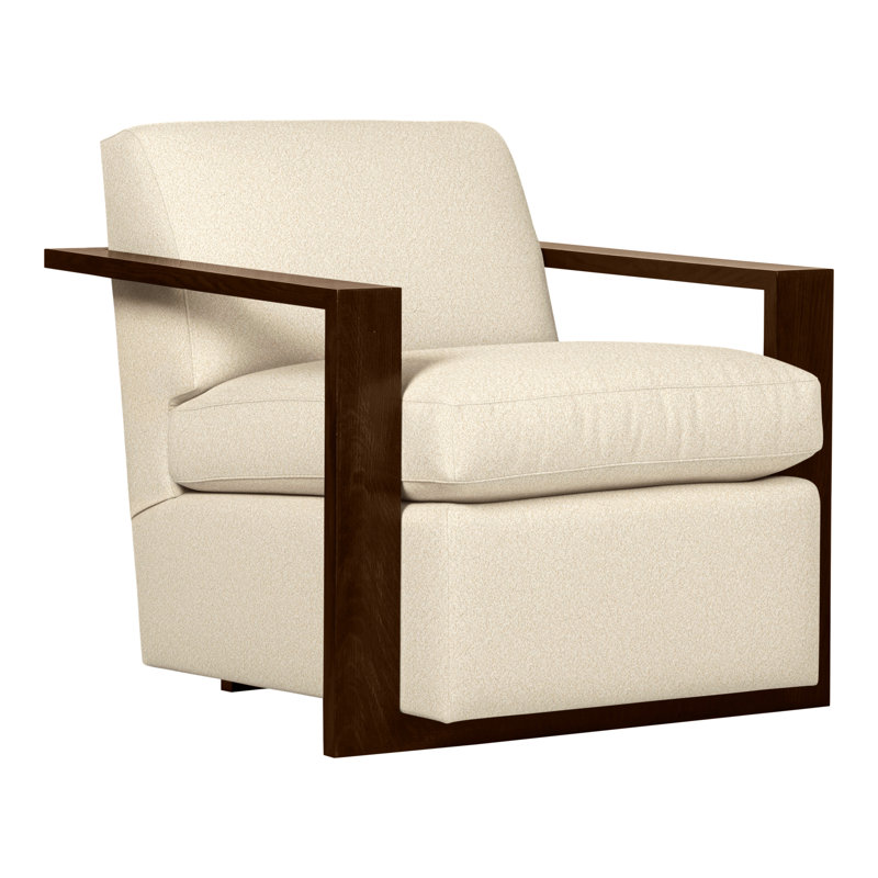 Thom Filicia Home 32" Wide Upholstered Armchair, Casa Blanca, Kimoni Natural