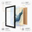 Flowing Tides Minimalist - Framed Print-190723178-190723171