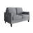 Serpa Velvet Arm Loveseat-124600967
