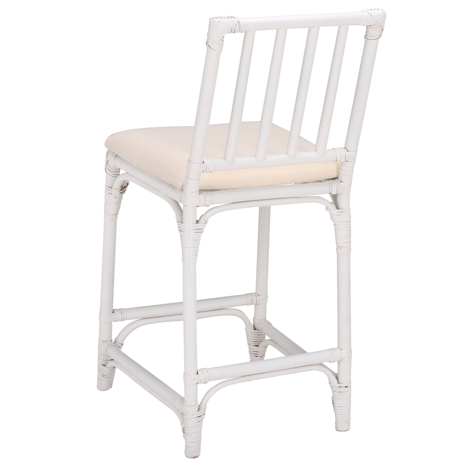 Mylinda 24" Bar Stool, White