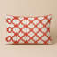 Coussin décoratif intérieur et extérieur brun Trellis-115196805-115196925