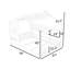 Lit en bois avec toit et tablettes de rangement-310119565-310119555