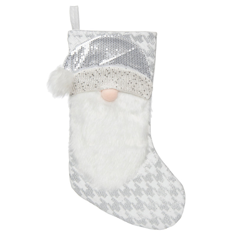 Polyester Glam Santa Stocking