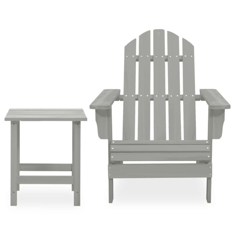 Chaise Adirondack d'extérieur 2 pièces Neena
