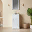 Meuble-lavabo simple autoportant entièrement assemblé avec comptoir, offrant une installation facile et une fabrication de haute qualité pour votre salle de bain.