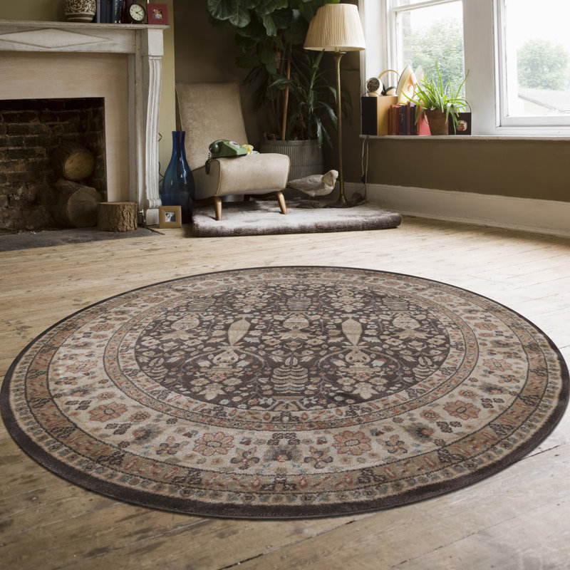 Oriental Indoor Rug, Round 5'3"