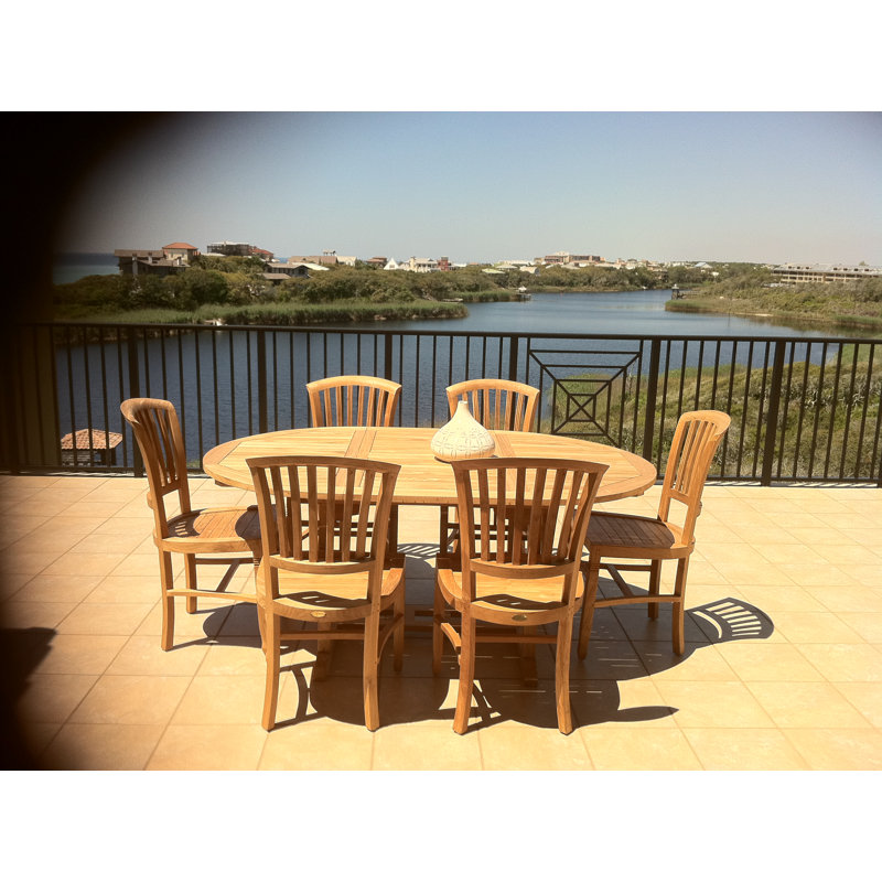 Celise Outdoor Teak Dining Side Chair