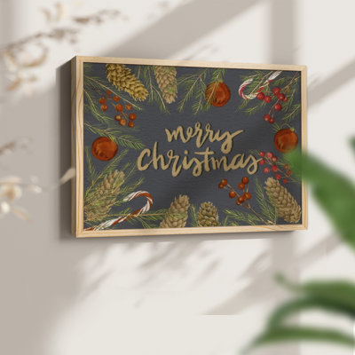 Holiday Sentiment I -Framed Print - Restickable