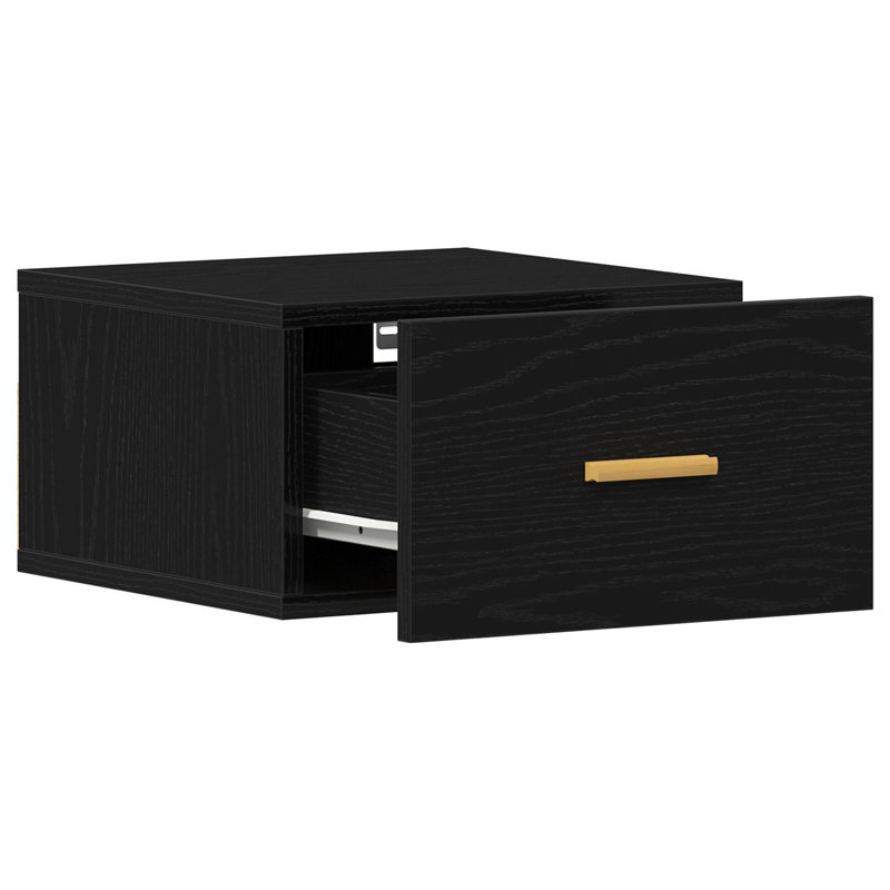 35cm W Manufactured Wood Bedside Table