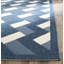 Tapis bleu marine / beige Arneshia-22212673
