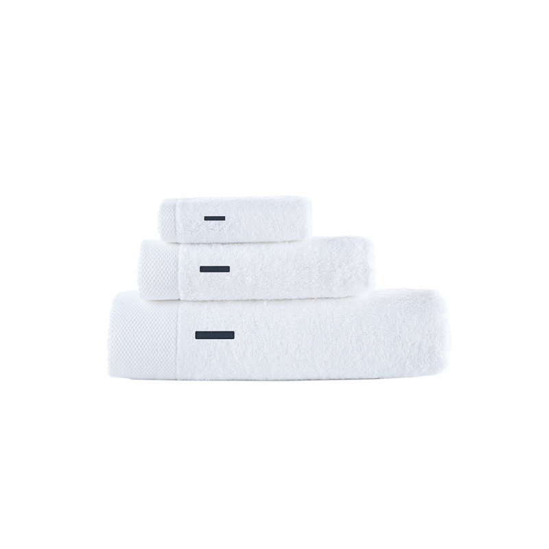 Dierks 3 pcs Towel Set, I, White