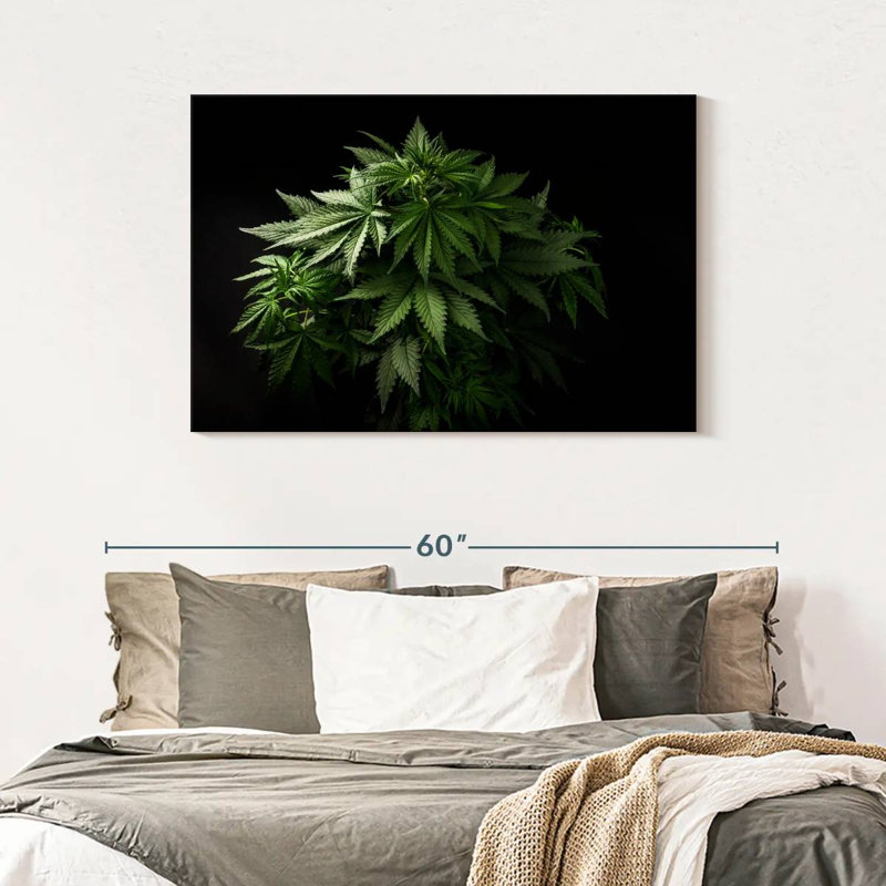 Senne Marijuana Cluster, 30" H x 45" W