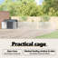 142cm Galvanised Steel Floor Bird Cage