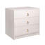 Brook 3 - Drawer Solid Wood Nightstand