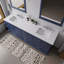 Ensemble de meuble-lavabo double 80 po x P 22 po avec comptoir en quartz blanc et robinet-85078457