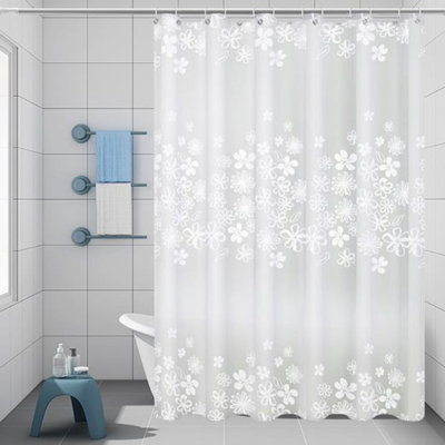 Rideau de douche pour salle de bain avec rideau de douche imprimé à l'épreuve des rideaux de salle de bain