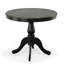 Table de salle à manger ronde classique noire de 36 pouces avec base piédestal compacte-1328360581-1212834665