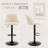 Swivel Upholstered Adjustable Height Counter & Bar Stool With Footrest-289953238-290153979