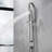 Rift Collection 27" Slide Bar Handheld Shower Head Set with 60" Flexible Hose - Brushed Nickel-92461215