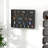 5-Tier Display Cabinet, Glass Display Case With 2 Doors And Adjustable Shelves, Wall-Mounted-6908899