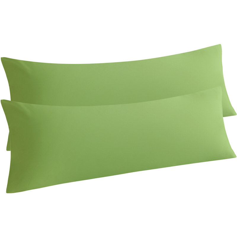 2PC Hypoallergenic Microfiber body pillowcase, Sky Blue