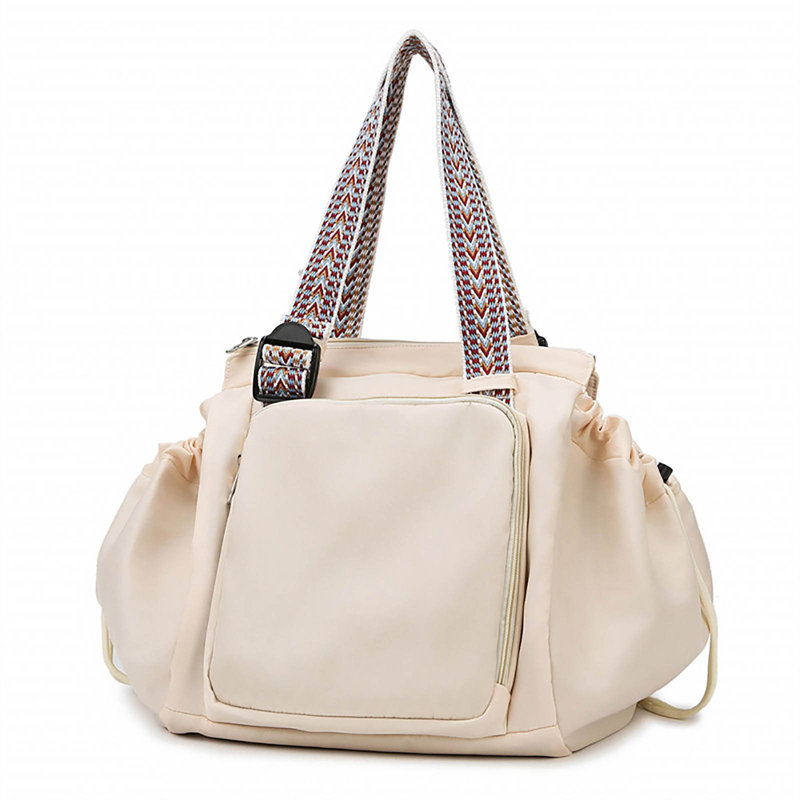 Backpack Multifunctional Travel Organizer Bag Tote Bag One Shoulder Crossbody Bag Casual Large Capacity Handbag, White