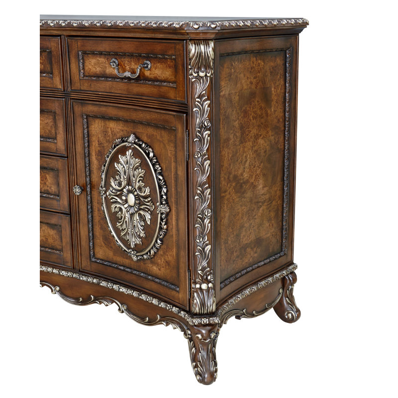 Commode combinée avec miroir Amitola