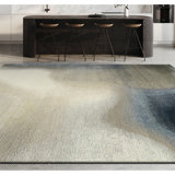 Hand Knotted Abstract Area Rug in Beige/Brown