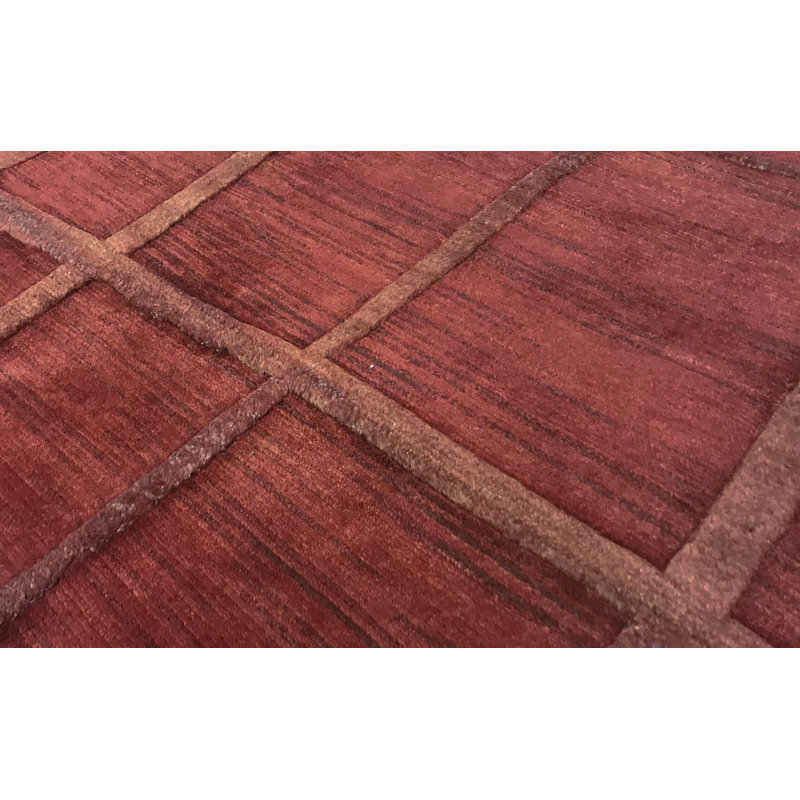 Hand-Knotted High-Quality Brown and Gray Area Rug