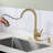 WOWOW Pull Down Kitchen Faucet with Soap Dispenser-90655367