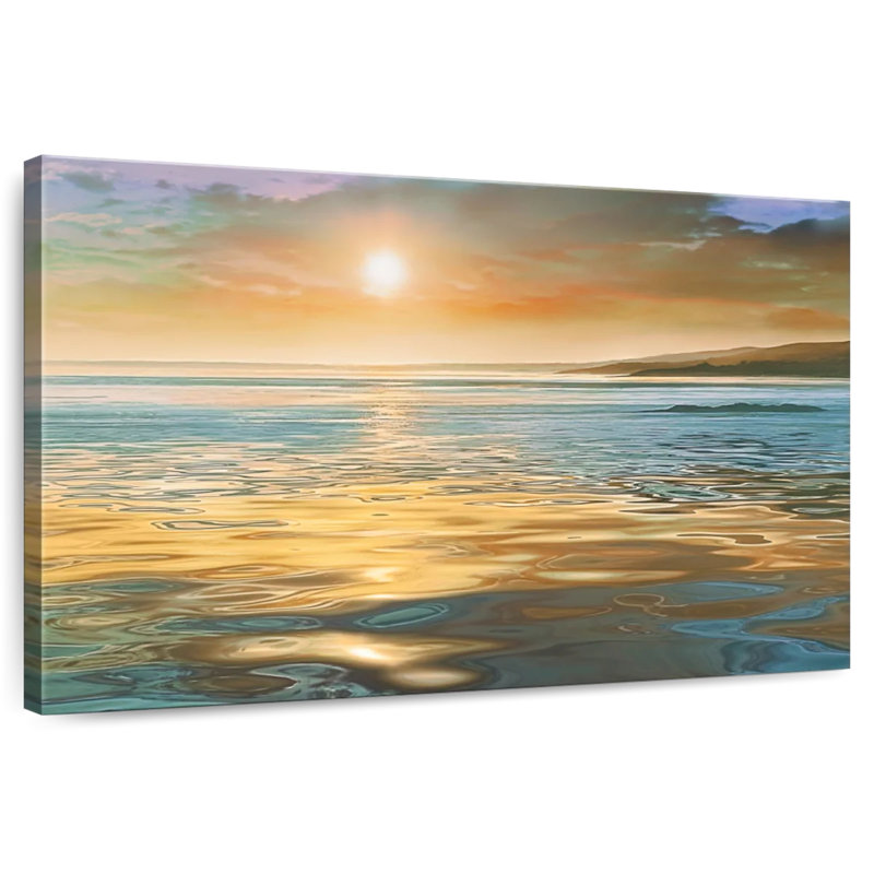 Gillard Ocean Evening Calm, H 26 po x l 39 po