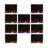 Modern Ember Emory Smart Electric Fireplace Tv Stand | 42” Firebox Heater | With Wi-fi App