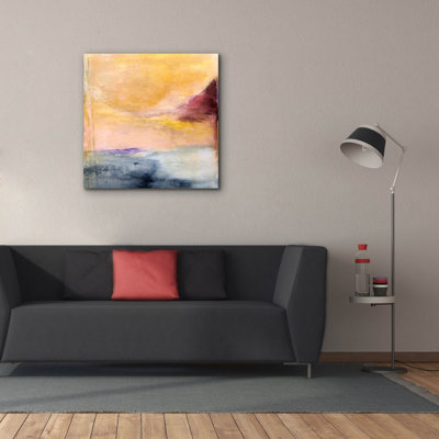 «Shadowy Lake» par Michelle Oppenheimer, art mural sur toile, 37 po x 37 po