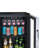 EdgeStar 17.5'' W Freestanding 80 Cans (12 oz.) 3.10 Cubic Feet Beverage Cooler with Wine Storage and Glass Door