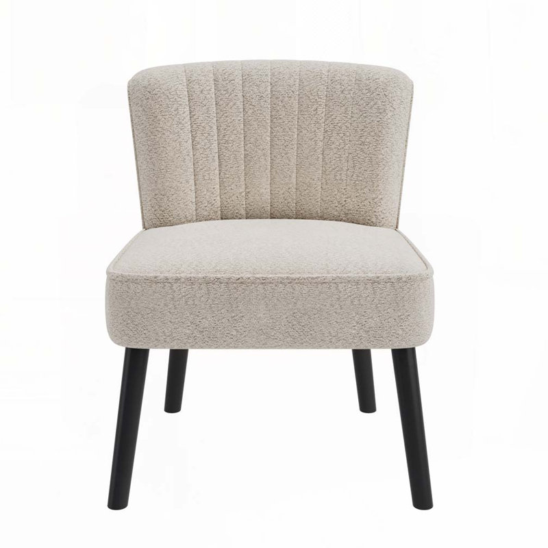 Fauteuil sans dossier Shellback, Blanc