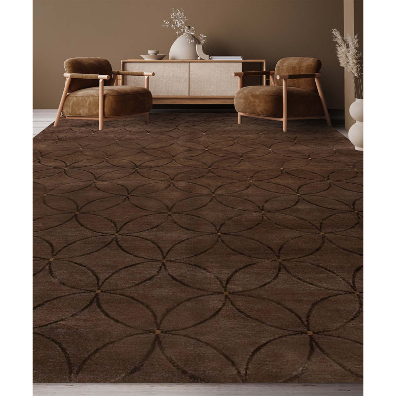Geometric Area Rug, Rectangle 4' x 6'