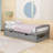 Kristle Twin 2 Drawers Wood Platform Bed-874032603