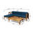 LSHAPE SOFA SET,TEAK-166002965