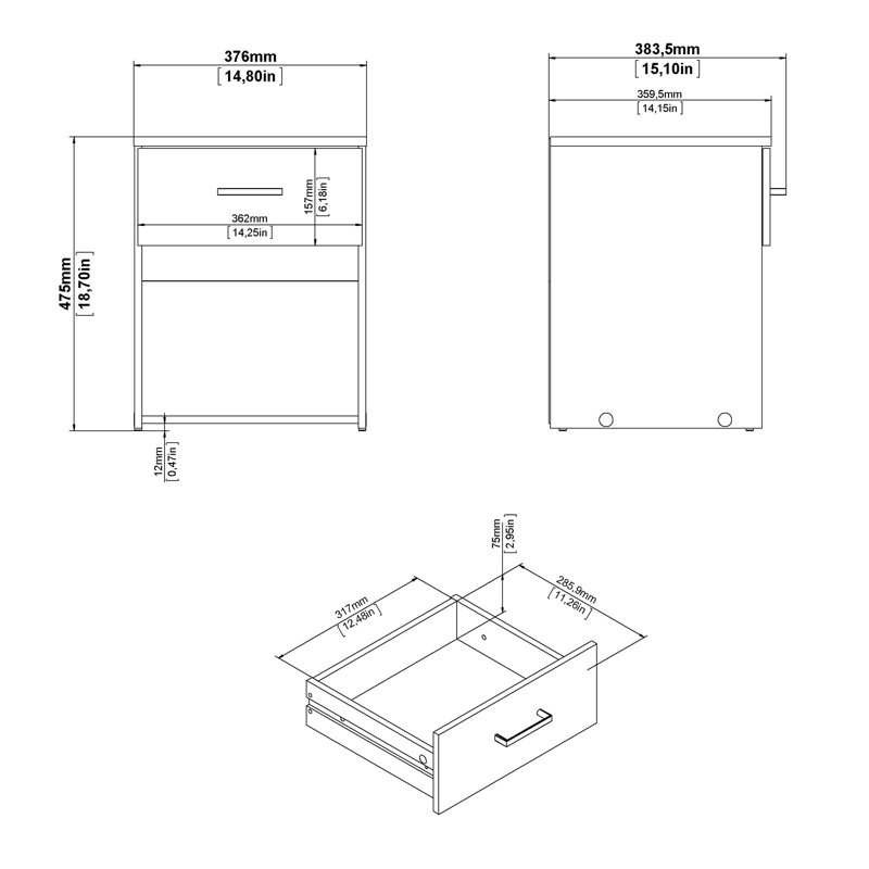 Sabali Piece Bedroom Set, Oak