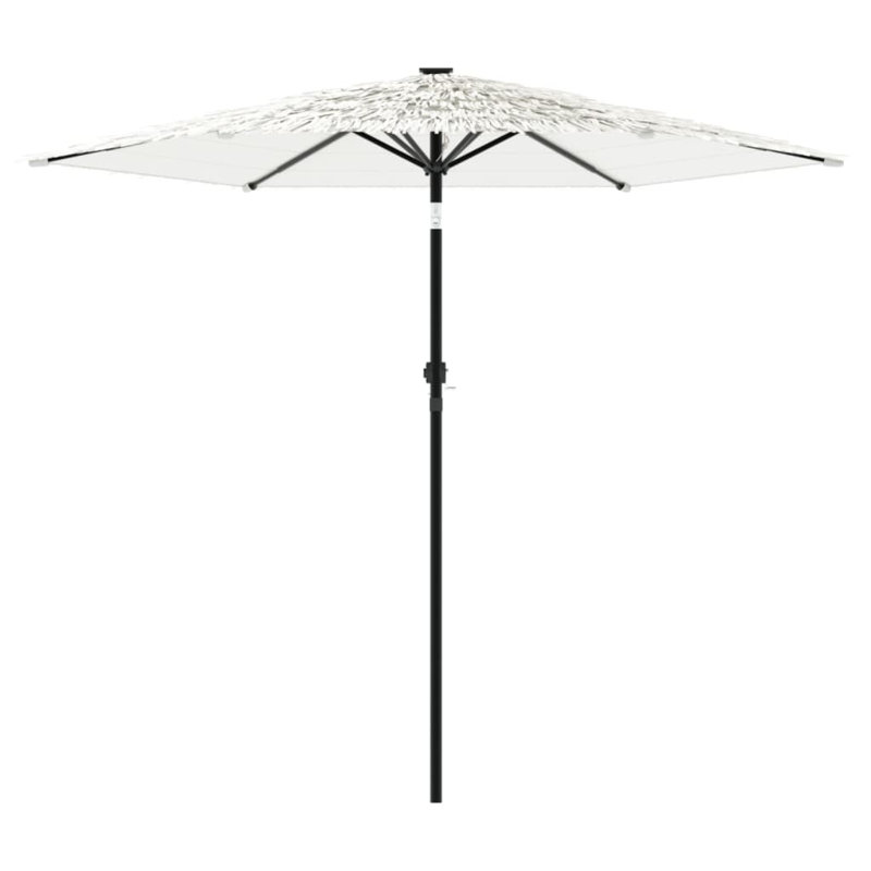 Beach Parasol, 213cm H x 223cm W x 223cm D, White