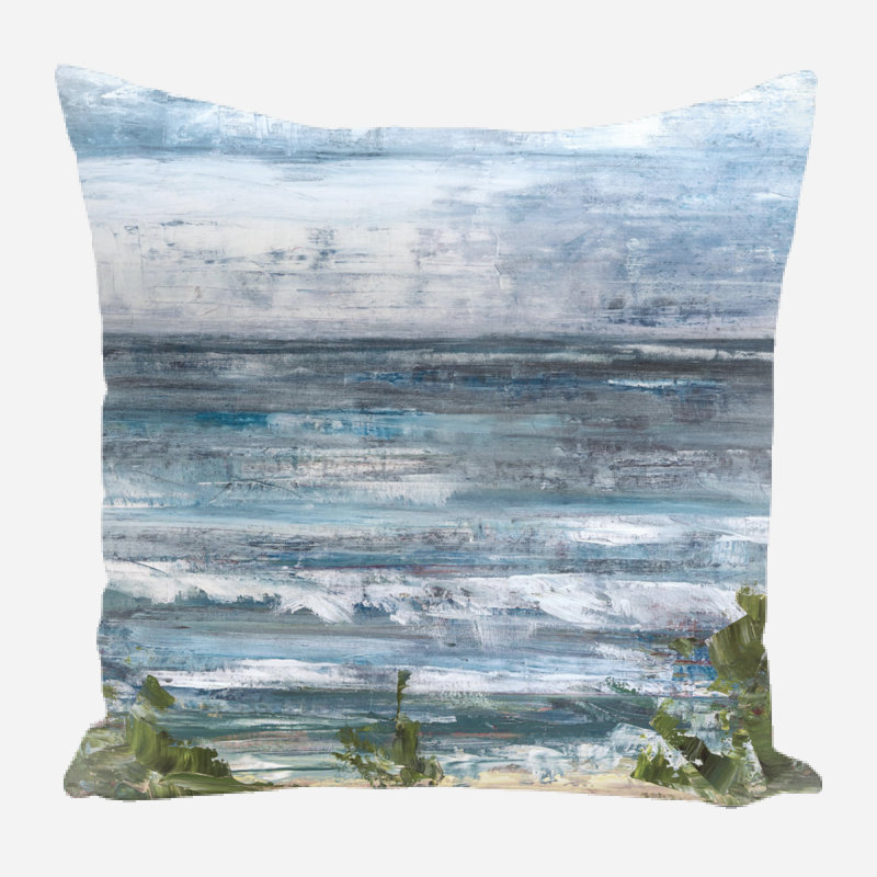 Linen Square Pillow Cover & Insert, 23" x 23"