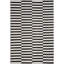 Cameron Striped Area Rug in Black/Ivory-11102563