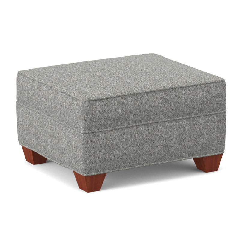 Phillips 26" Wide Rectangle Standard Ottoman, BM Cherry, Connelly Dove