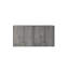 Armoire de meuble-lavabo flottant 36 po, contreplaqué, portes doubles à fermeture douce, rangement intérieur spacieux, fixation murale, armoire seulement, lavabo non inclus, gris